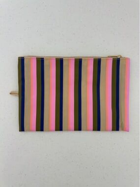 Baggu LARGE Flat Pouch - Candy Shop Stripes